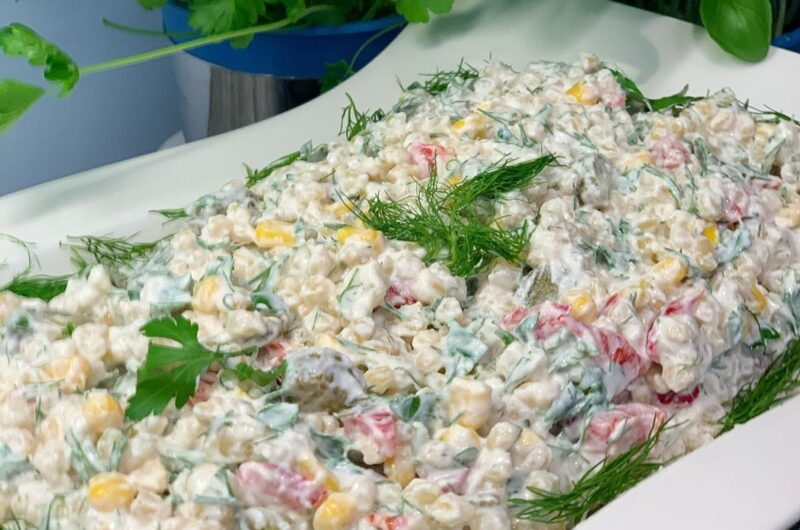 YOĞURTLU BUĞDAY SALATASI